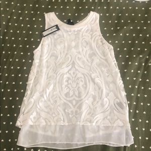 White Worthington Top